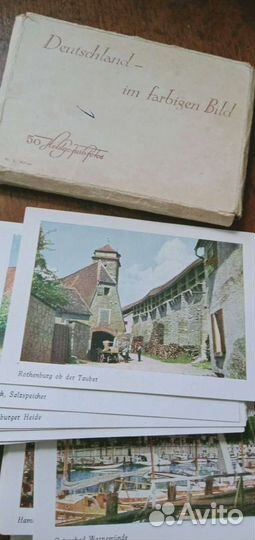 Открытки Саксония 50 штук 40года