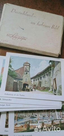 Открытки Саксония 50 штук 40года