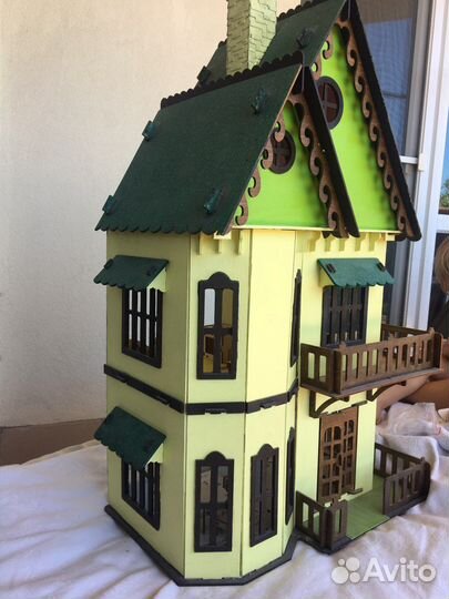 Детский деревянный домик для кукол