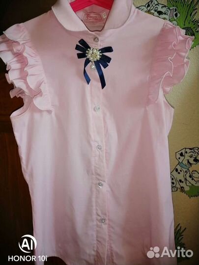 Блузка для девочки школьная