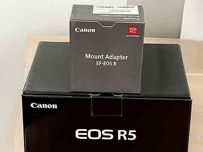 Canon EOS R5 body + Mount Adapter EF-EOS R