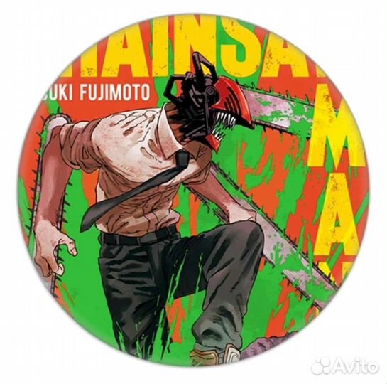 Значок аниме Человек бензопила