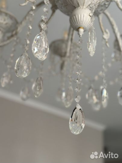 Люстра потолочная хрустальная