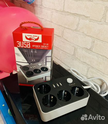 Сетевой фильтр удлинитель тройник