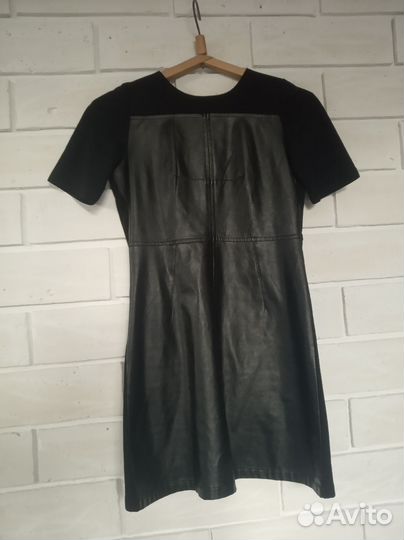 Кожаное платье