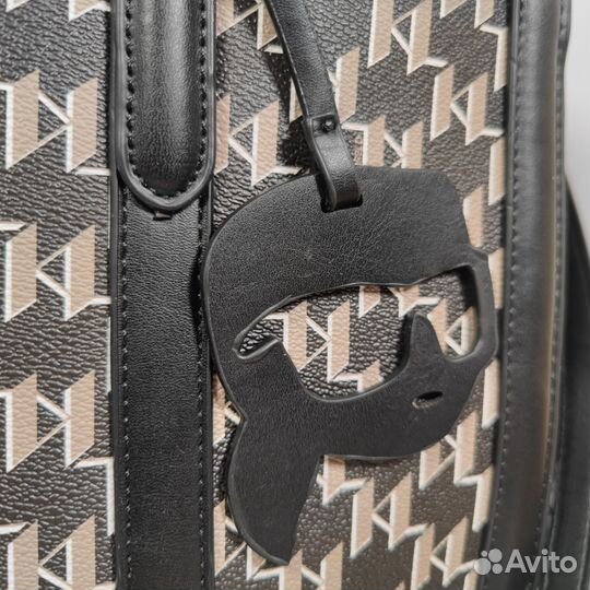 Сумка Женская Karl Lagerfeld черная с коричневым