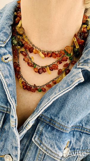 Янтарное колье