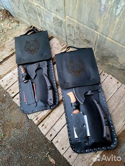 Подарочный набор для мужчины шампура топор + нож