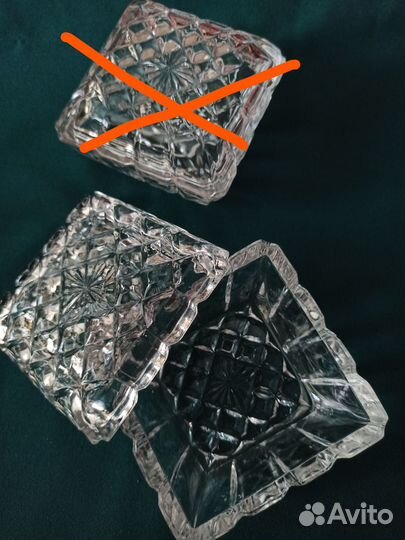 Шкатулки. Хрусталь времен СССР