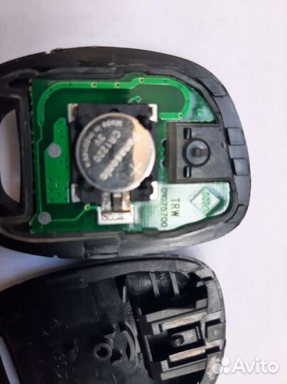 Renault корпус чип ключа