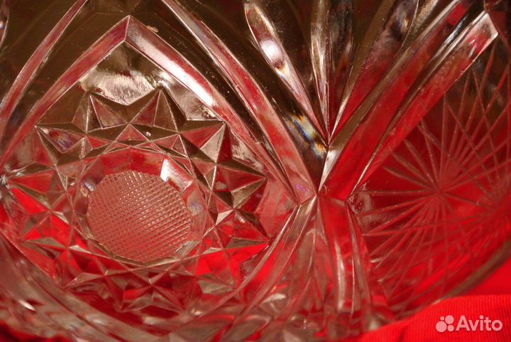 Салатница/конфетница хрусталь