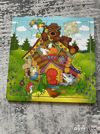 Деревянные пазлы с 2х лет,магниты, театр деревян