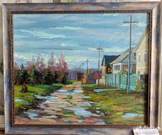 Картина маслом на холсте пейзаж