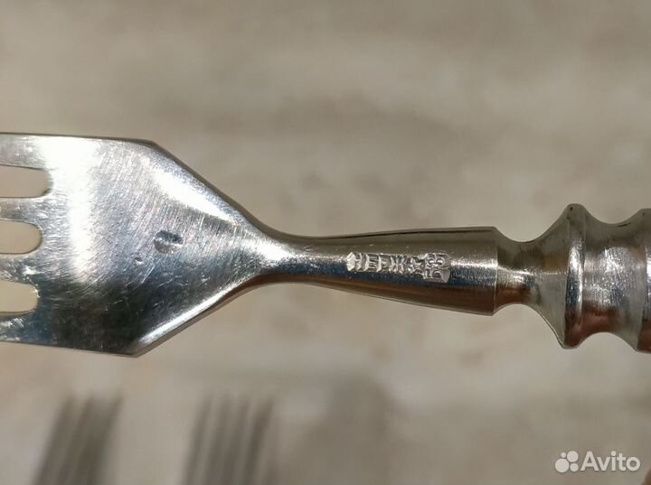 Вилка с костяной ручкой СССР