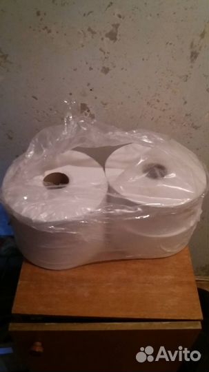 Туалетная бумага в больших рулонах