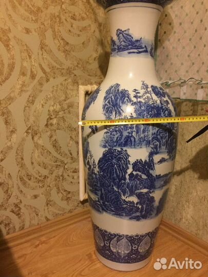 Ваза китай, гжель