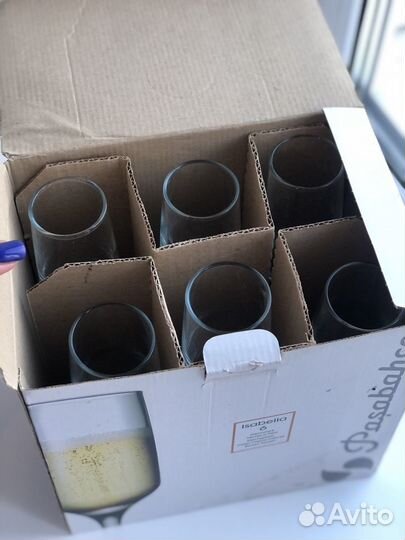 Бокалы и фужеры стекло