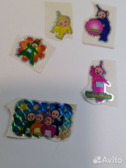 Коллекционные наклейки телепузиков 1996 года