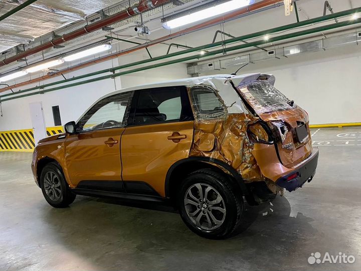 Suzuki Vitara 1.6 AT, 2016, битый, 125 200 км