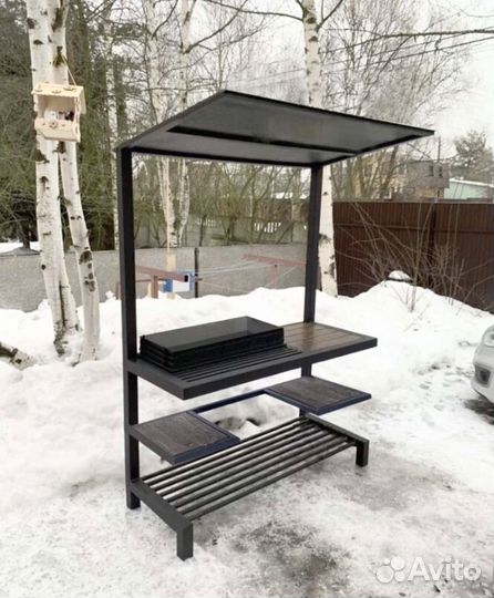 Мангал в стиле loft