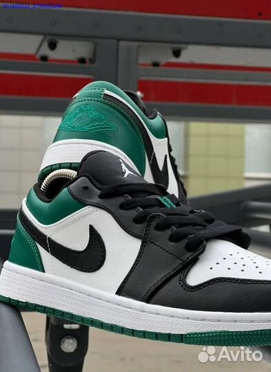Кроссовки Nike Jordan 1 Low зеленые