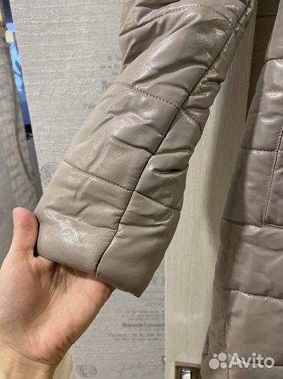 Куртка из экокожи zara