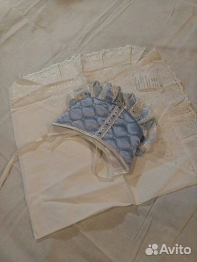 Конверт на выписку+ уголок+ чепчик дс