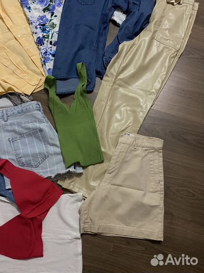 Вещи пакетом рубашка Боди топ шорты водолазка