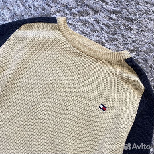 Винтажный свитер tommy hilfiger