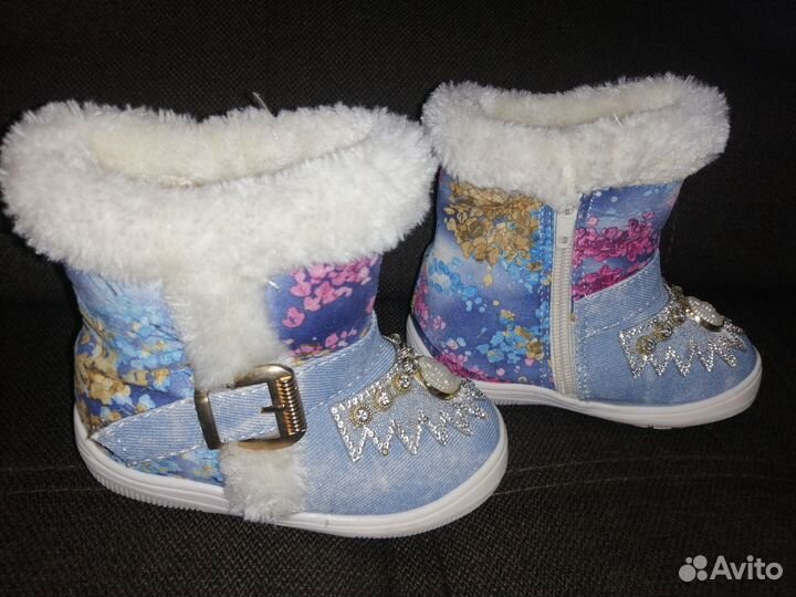 Сапоги зимние для девочки 24