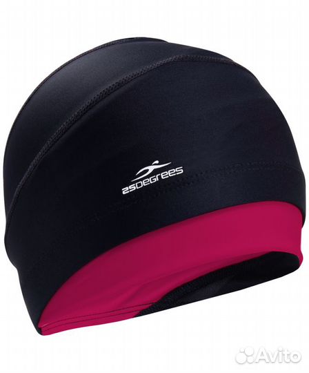 Шапочка для плавания Duplo Black/Raspberry