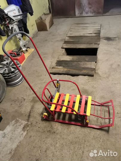 Детские зимние санки