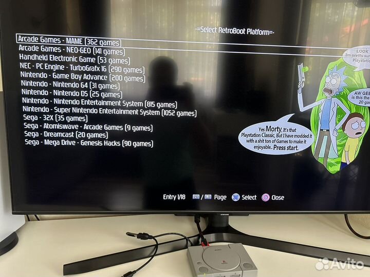 Sony playstation classic (прошитая)