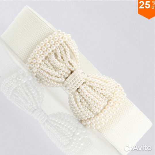 Пояс-резинка с бантом