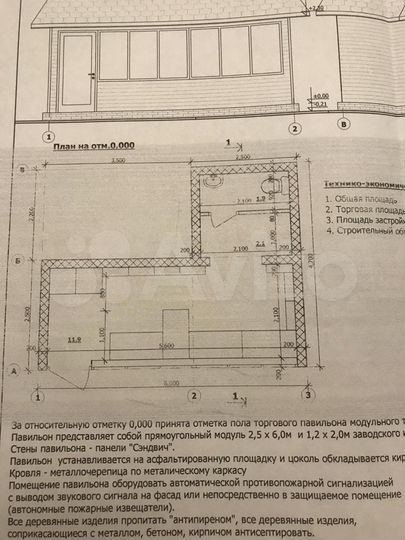 Торговый павильон 18 м²