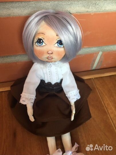 Кукла интерьерная. Даша (школьница)