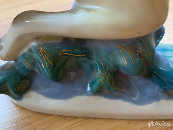 Фарфоровая статуэтка,Охотничья собака