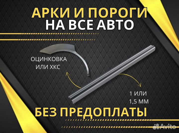 Citroen Berlingo арки ремонтные кузовные