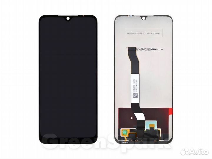 Дисплей для Xiaomi Redmi Note 8T +тач черный 100