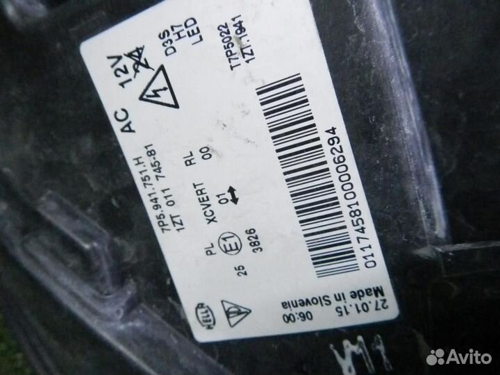 Фара левая Porsche Cayenne