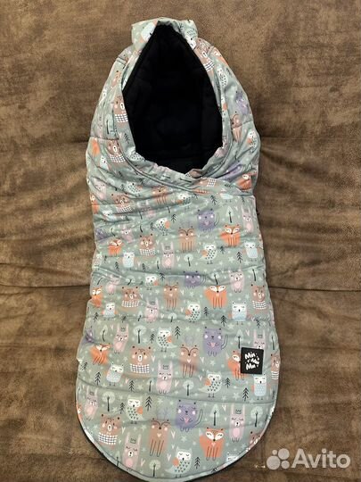 Зимний конверт в коляску или на выписку