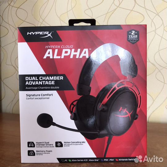 Игровые наушники hyperx cloud alpha