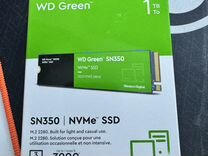 SSD m2 nvme WD Green 1tb sn350