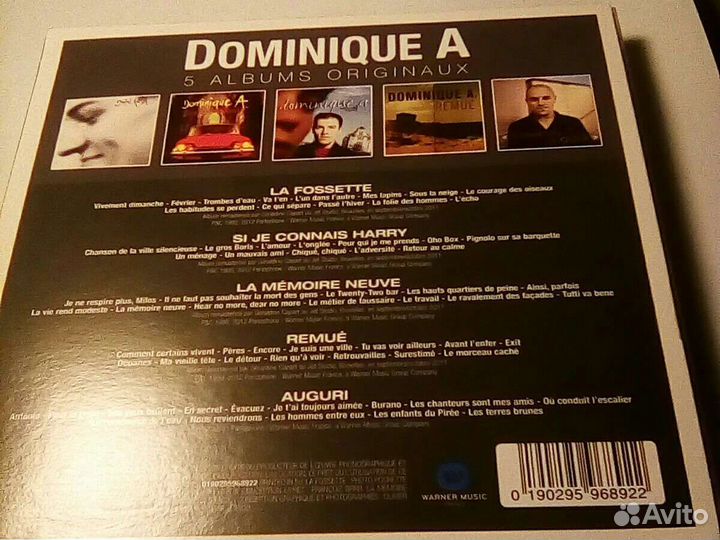 Domininique A-5 albums originaux.5 CD