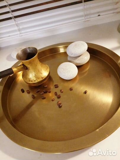 Поднос IKEA латунь