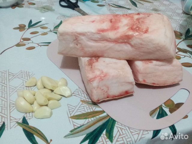 Сало свиное домашнее