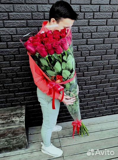 101 роза цветы букеты доставка 25 51 101 роза