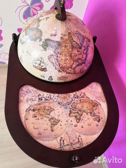 Мини бар глобус