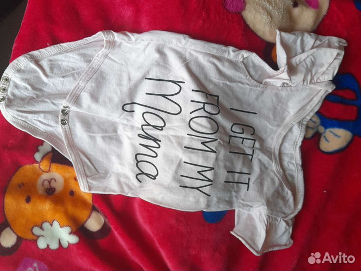 Боди для девочки 80 86