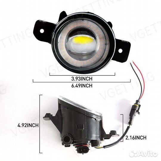 Противотуманные фары Angel Eye для Nissan